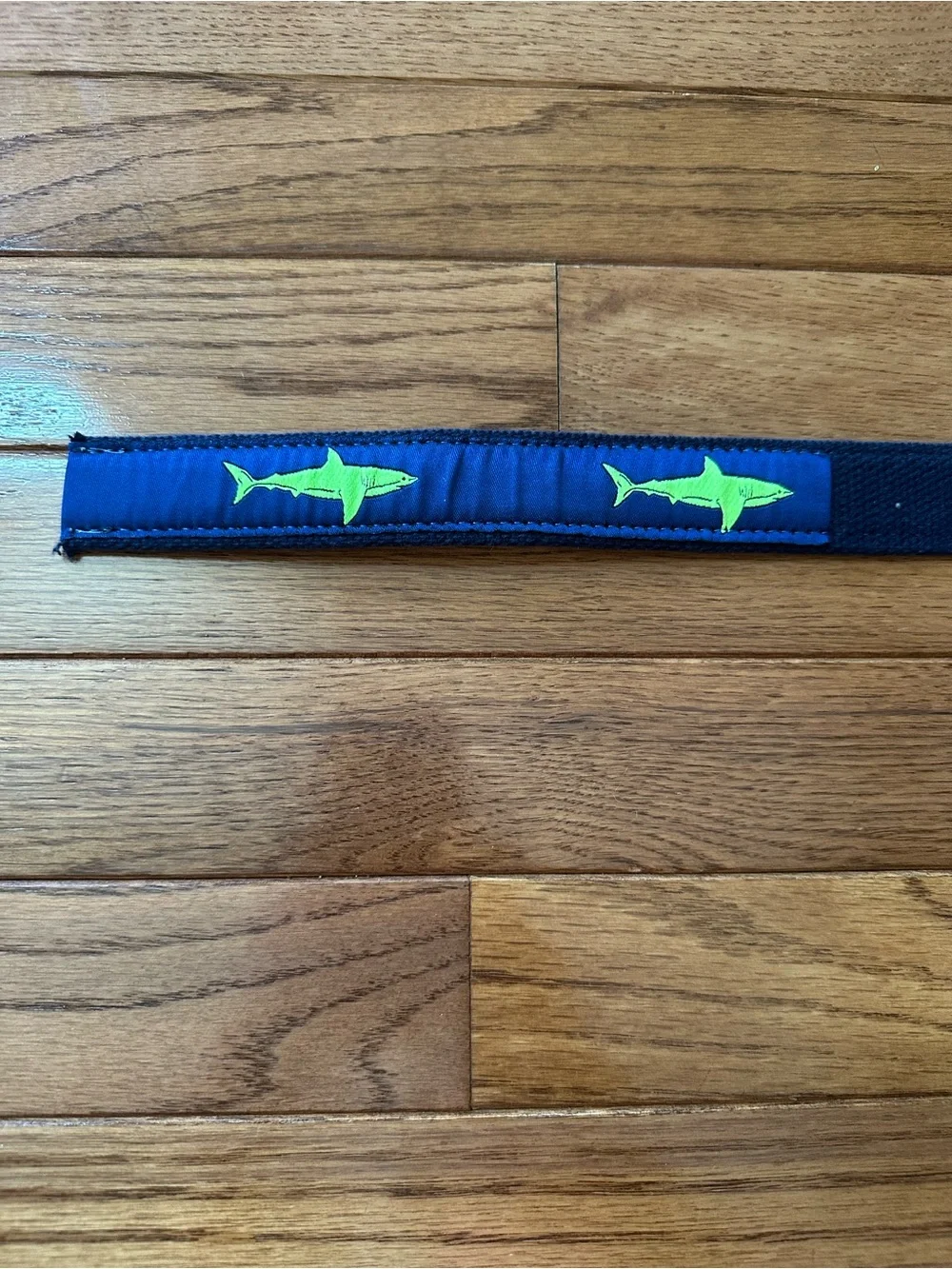🦈 BELTED COW boys belt d-ring belt navy green sharks preppy youth belt small